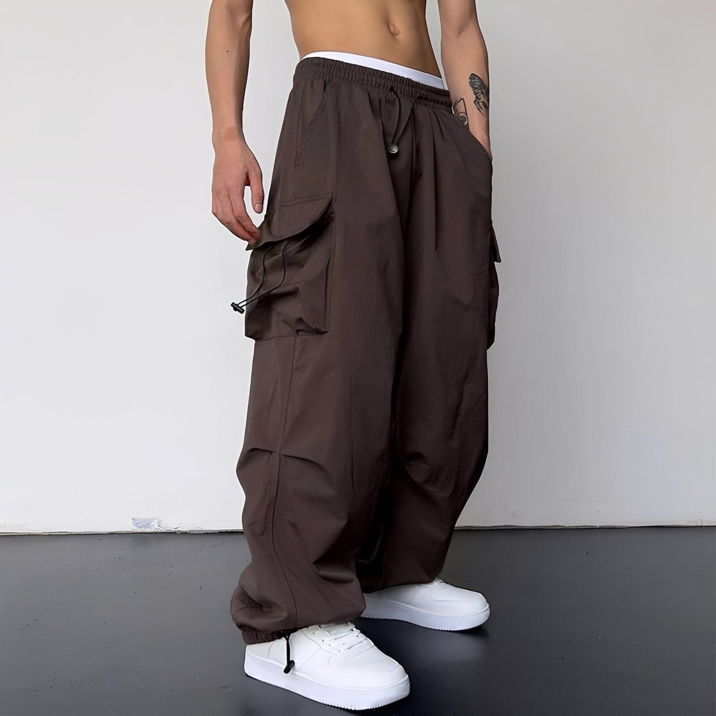 Kaleb – Modern Baggy Cargo Pants for Men