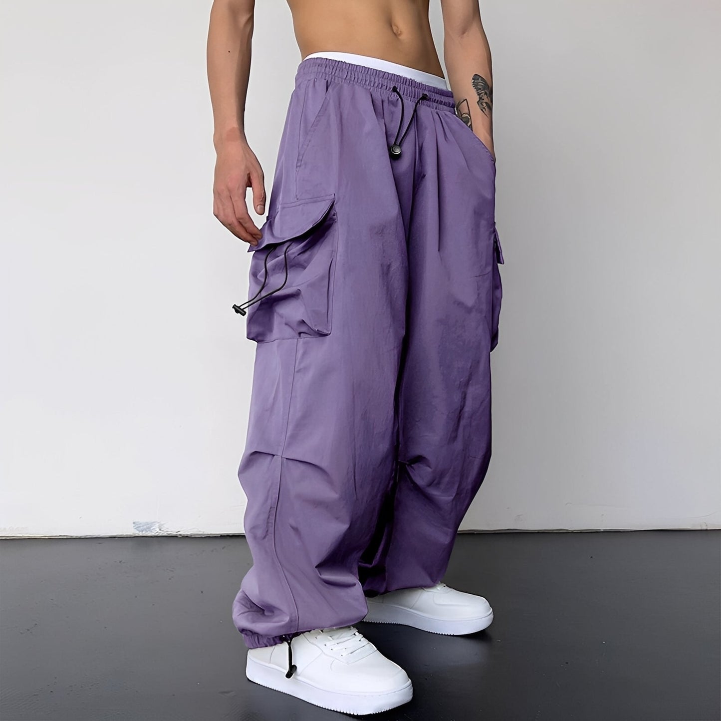 Kaleb – Modern Baggy Cargo Pants for Men