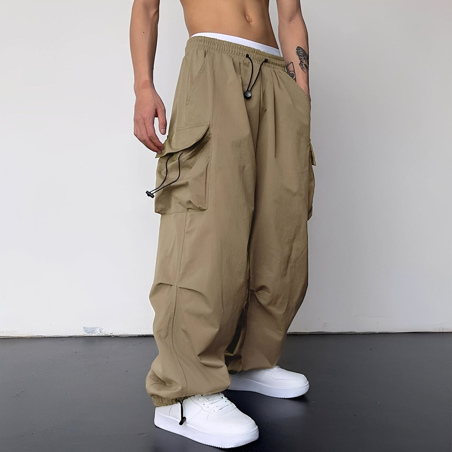 Kaleb – Modern Baggy Cargo Pants for Men